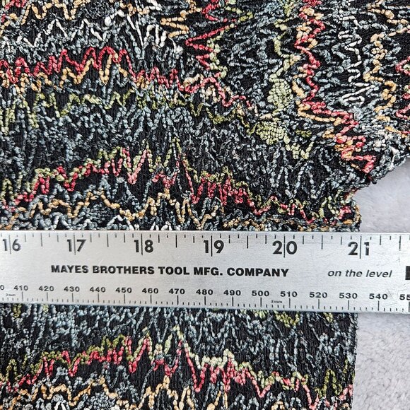 NWT JM Collection Tunic Blouse Womens XL multicolor knit overlay career modest - Picture 7 of 11